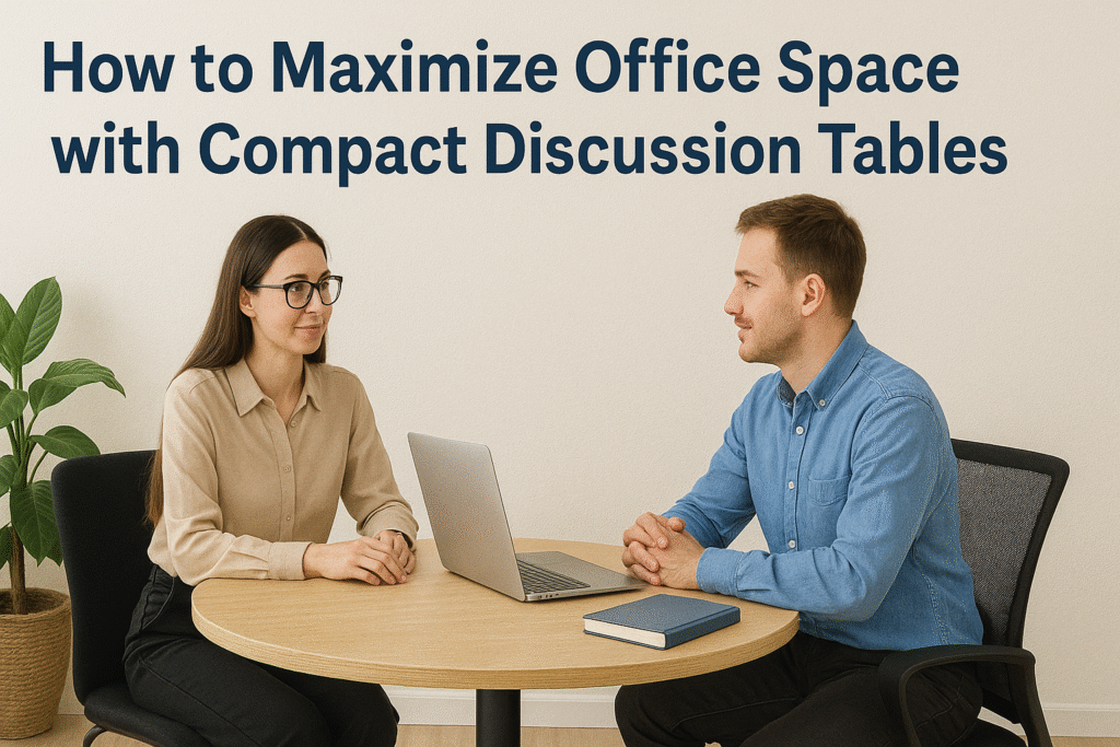 How to Maximize Office Space with Compact Discussion Tables