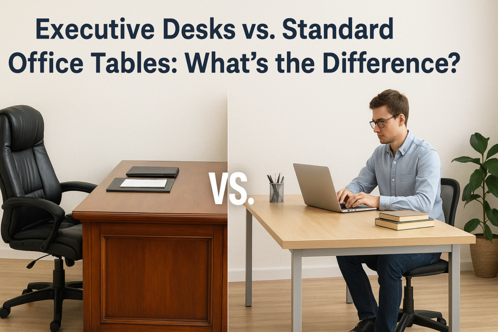 Executive Desks vs. Standard Office Tables: What’s the Difference?