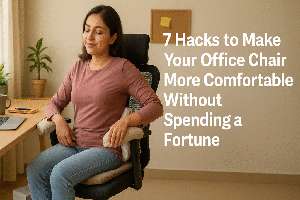 7 Hacks to Make Your Office Chair More Comfortable Without Spending a Fortune