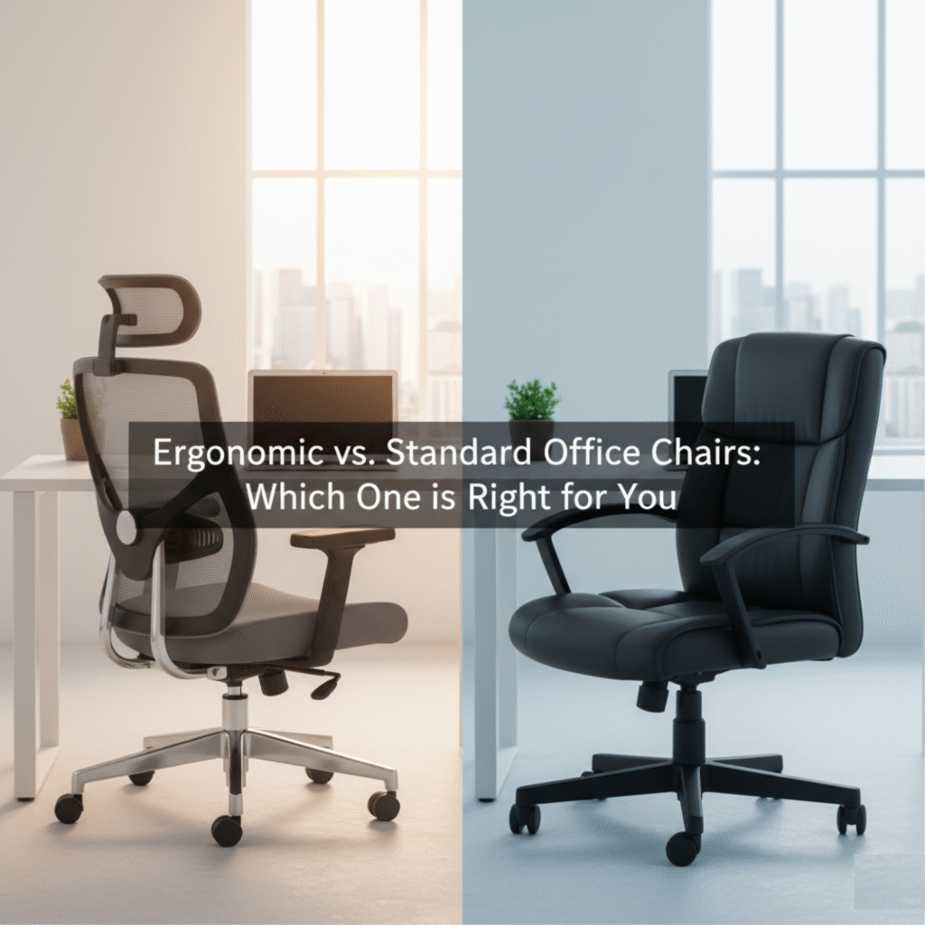 Ergonomic vs. Standard Office Chairs: Which One is Right for You