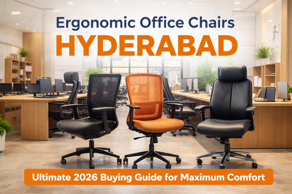 Top Ergonomic Office Chairs in Hyderabad for Comfort, Productivity & Long-Term Health (2026 Guide)
